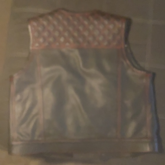 2x Espinoza’s custom leather motorcycle vest. - Picture 2 of 7